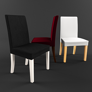 Modern Scandinavian Style Chair 3D model image 1 