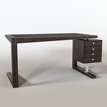 Italian Designed Giorgetti Zeno Desk 3D model image 1 