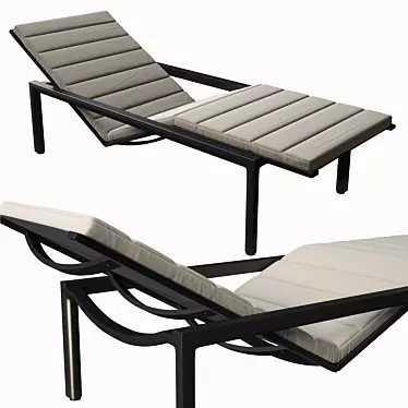 Tribu Illum Lounger: Unwind in Comfort 3D model image 1 