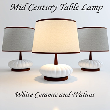 Vintage-Inspired Table Lamp 3D model image 1 