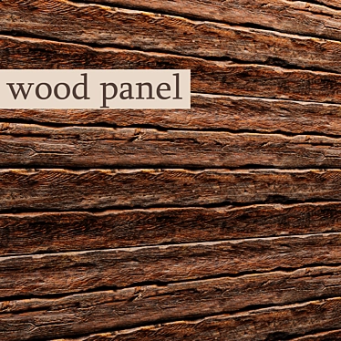 Versatile Wooden Boards and Panels 3D model image 1 