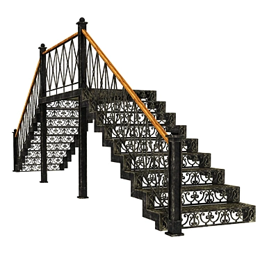 wrought iron staircase