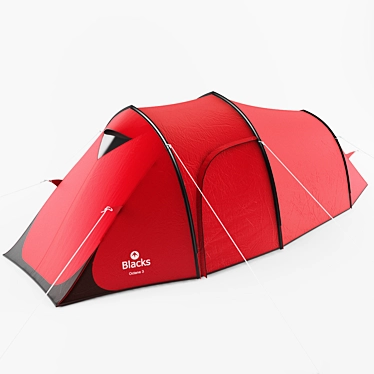 Octane 3: Sleek and Spacious Tent 3D model image 1 