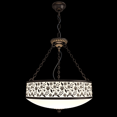 Sagitta Suspension Light: Sleek Design, Dimensional Appeal 3D model image 1 