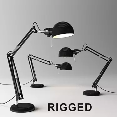 Adjustable Table Lamp: IKEA Forsa 3D model image 1 