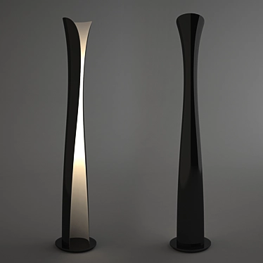 Sleek Cadmo Floor Lamp by Karim Rashid 3D model image 1 