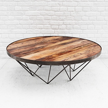 Raffin Coffee Table: Elegant Design, Spacious & Stylish 3D model image 1 