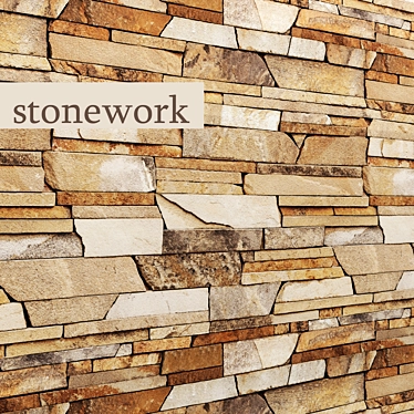 Sturdy Stones for Strong Walls 3D model image 1 