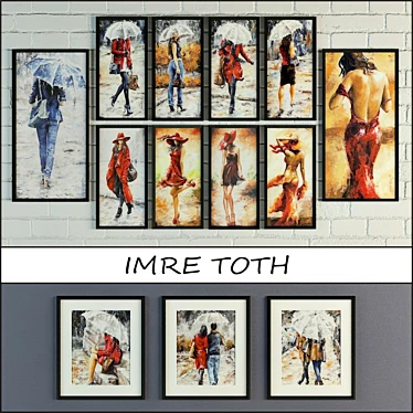 Modern Hungarian Art: IMRE TOTH 3D model image 1 