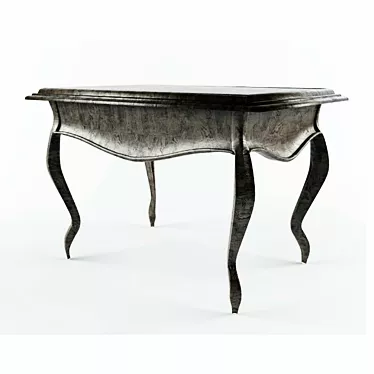 Modern Rectangular Dining Table 3D model image 1 