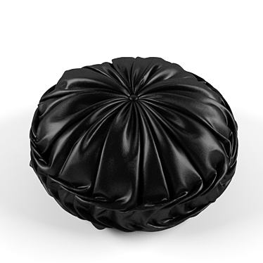 Elegant Leather Decorative Pillow 3D model image 1 
