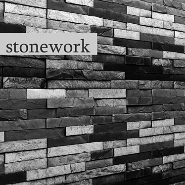 Sturdy Stone Walls 3D model image 1 
