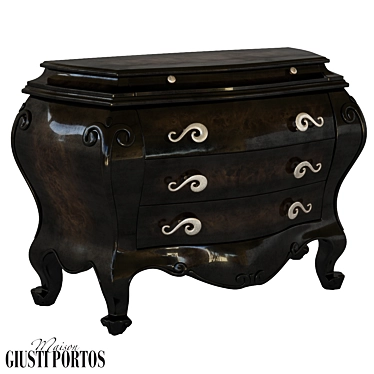 Classic Chest of Drawers: Giusti Portos Marchese 263 3D model image 1 