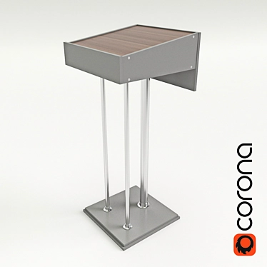 Open-Air Bleachers | Portable Seating 3D model image 1 