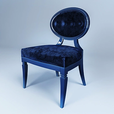 Elledue Chair: Italian Novecento Elegance 3D model image 1 