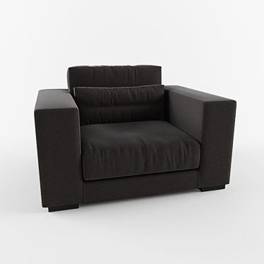Elegant Piet Boon Armchair 3D model image 1 
