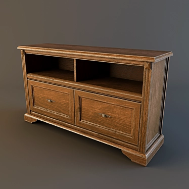 Elegance in Storage: Chest of Drawers 3D model image 1 