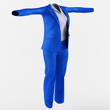 Elegant Women's Suit 3D model image 1 