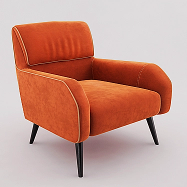 Gamma Giselle PNA Armchair 3D model image 1 