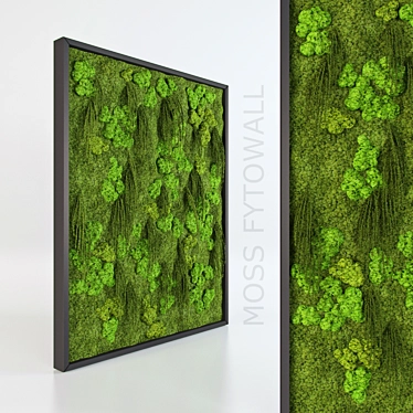 Mossy Green Wall Decor 3D model image 1 