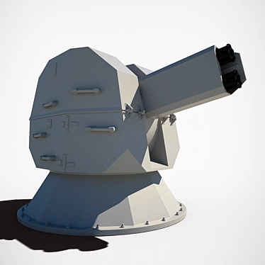 Russian Dual-Automatic 30mm Ship-based Artillery 3D model image 1 