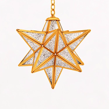 Sparkling Star Chandelier 3D model image 1 