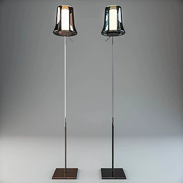 Leucos Cloche TR: Stylish Floor Lamp 3D model image 1 