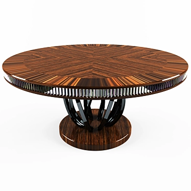 Versatile Wooden Table 3D model image 1 