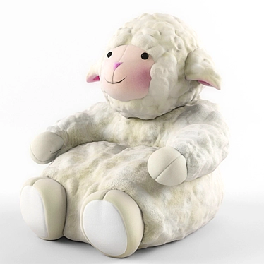 Snuggle Sheep Pillow 3D model image 1 