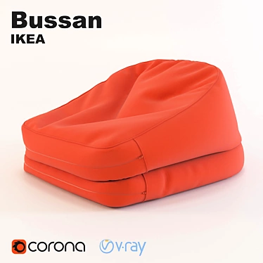 Anna Efverlund Beanbag Bussen 3D model image 1 