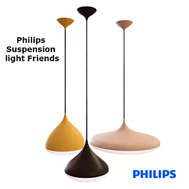 Philips Friends Suspension Light 3D model image 1 