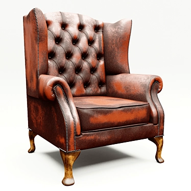 Title: Classic Chesterfield Queen Anne 3D model image 1 