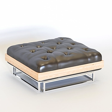 Custom-made Ottoman: 800x800mm 3D model image 1 