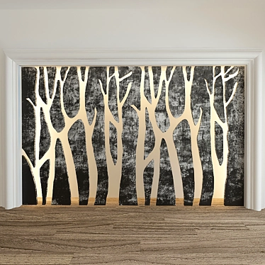 Versatile Decorative Partitions: Stylish and Functional 3D model image 1 