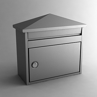 Rustic Letterbox: Traditional Style 3D model image 1 