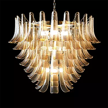 Portica Gold: Opulent Illumination for Luxurious Spaces 3D model image 1 