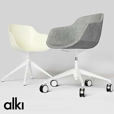 Eco-Friendly Bioplastic Chair 3D model image 1 