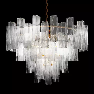 Luxurious Celestine Gold Lighting 3D model image 1 