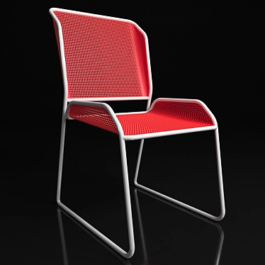 Mesh Covered Chair 3D model image 1 