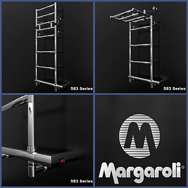 Luxury Towel Warmers: Margaroli Collection 3D model image 1 