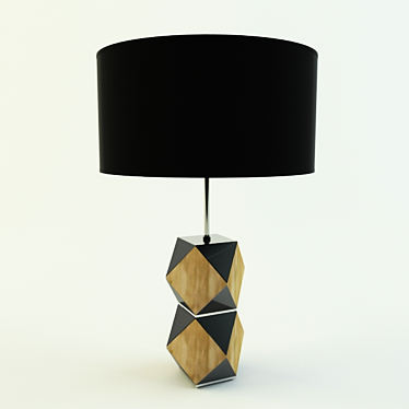 Elegant Arcahorn Table Lamp 3D model image 1 