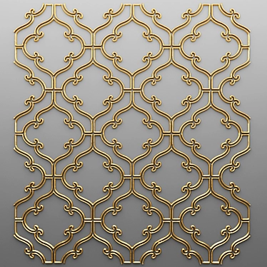 Tile Panel Grille 3D model image 1 