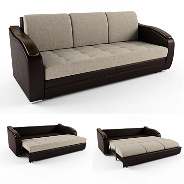 Orpheus Sofa by Blandot: Elegant & Animated 3D model image 1 