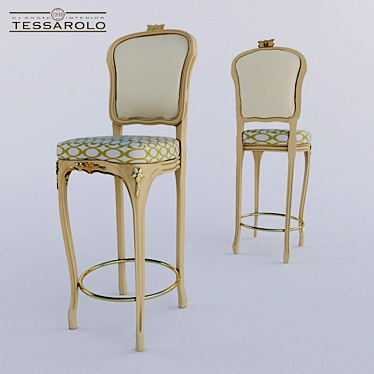 Modern Minimalist Tessarolo Chair 3D model image 1 