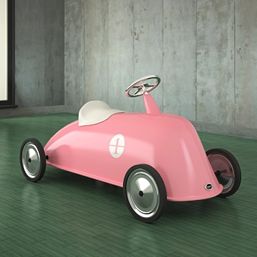 Title: Pink Rider Ride-on Car 3D model image 1 