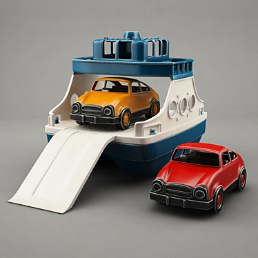 Sea Adventure Ferry Toy 3D model image 1 