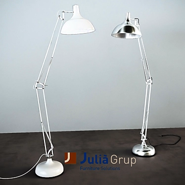 Levi Floor Lamp: Sleek and Stylish 3D model image 1 