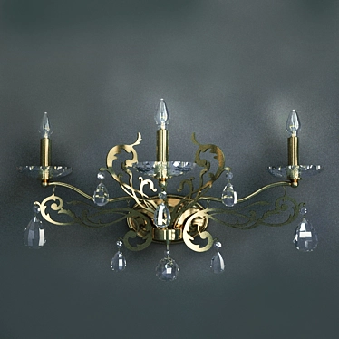 Schonbek Filigrae Crystal Chandelier 3D model image 1 