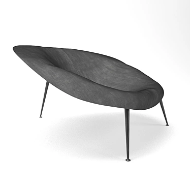 Imperfettolab NIDO: Stylish Multi-textured Chair 3D model image 1 