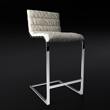 Elegant Oviedo Barstool: Restoration Hardware 3D model image 1 